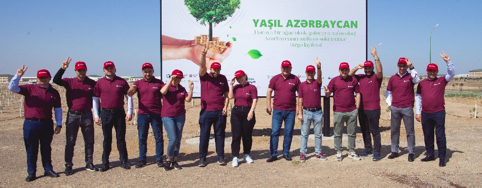 Kapital Bank employees participates in a tree planting campaign