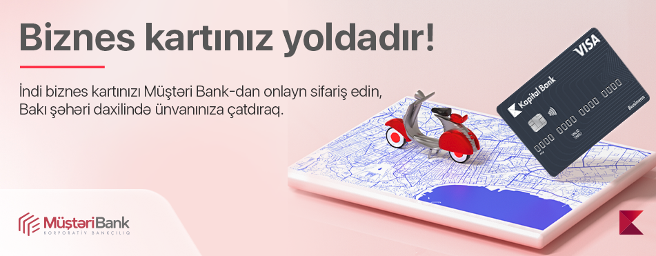 Kapital Bank biznes kartların ünvana çatdırma xidmətini həyata keçirir