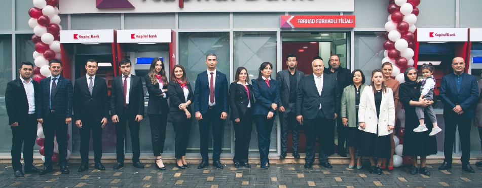 Kapital Bank şəhid əməkdaşının adını daşıyan filialının açılışını etdi