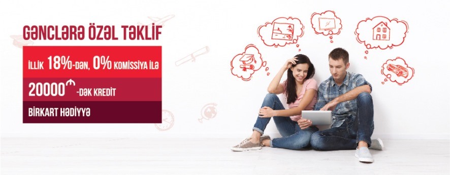 Kapital Bank offers young people a loan without commission free