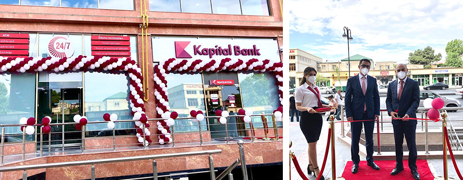 Kapital Bank yeni İnşaatçılar filialını istifadəyə verdi