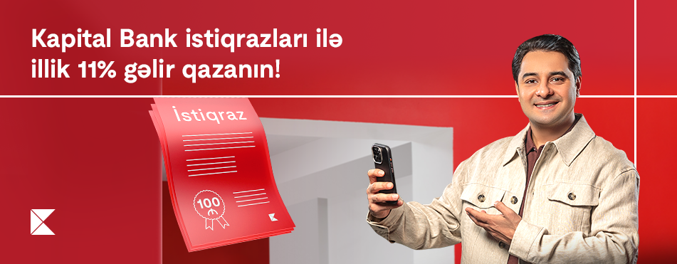 Kapital Bank announced acceptance of applications for bonds worth 30 million AZN