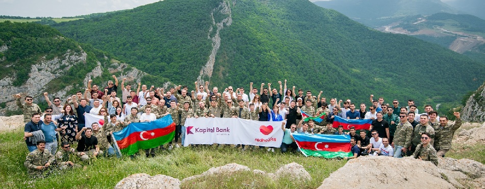 Kapital Bank’s employees marks Armed Forces Day in Shusha