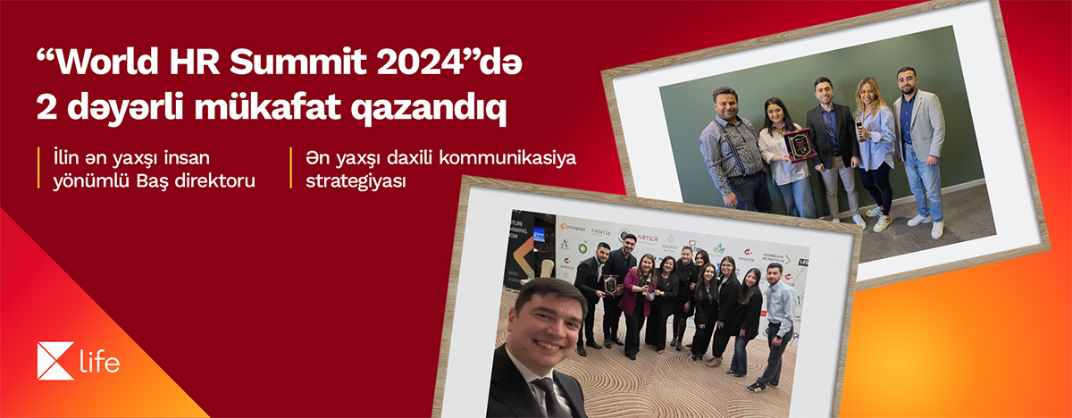 Kapital Bank “Dünya İnsan Resursları Sammiti 2024”də 2 mükafata layiq görüldü