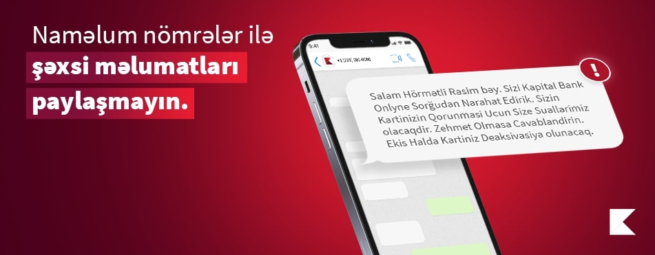 Sadə qaydalara riayət etməklə özünüzü bank dələduzlarından qoruyun!