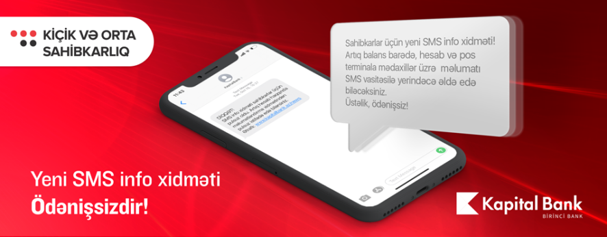 Kapital Bank sahibkarlar və hüquqi şəxslər üçün yeni xidmətlər təqdim edir