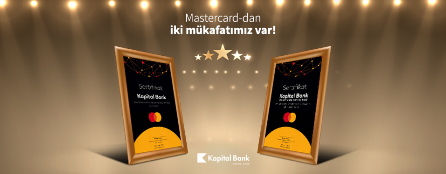 Kapital Bank Masterсard tərəfindən mükafatlandırılıb