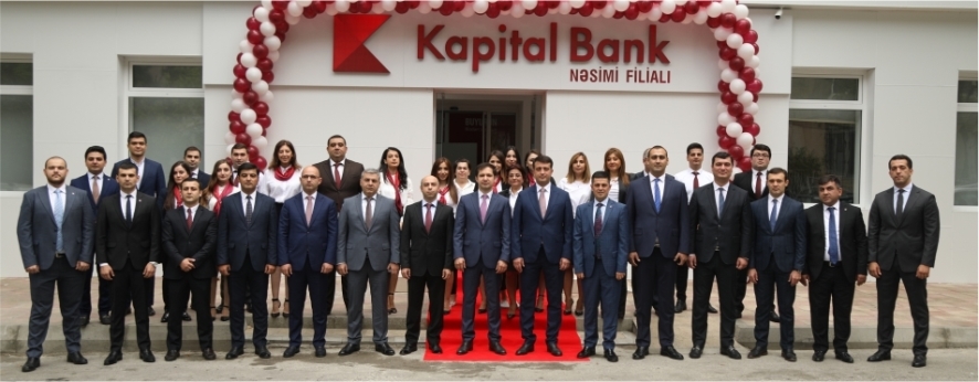 Kapital Bank yenilənən Nəsimi filialını istifadəyə verdi