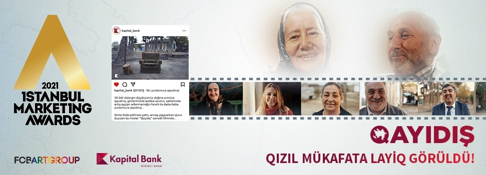 Kapital Bank-ın “Qayıdış” filmi beynəlxalq mükafata layiq görülüb