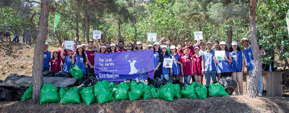 Red Hearts participates in forest clean up in Shabran