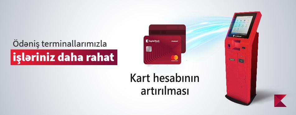 Kapital Bank terminallarında dollar və avro ilə mədaxillər mümkün oldu