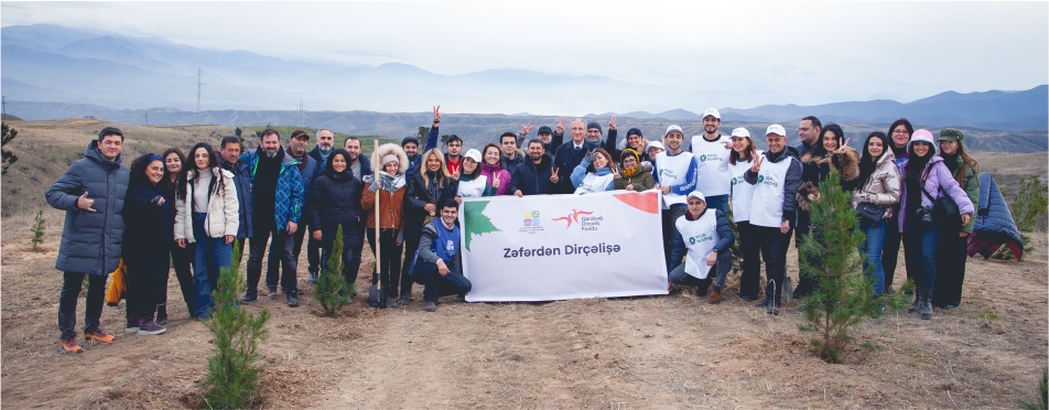 Kapital Bank joins a tree planting campaign in Zangilan