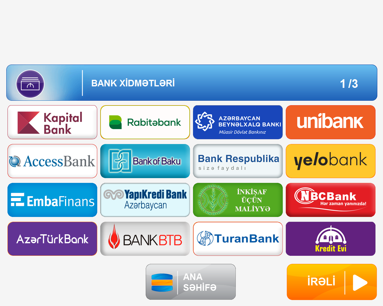 Select "Kapital Bank".